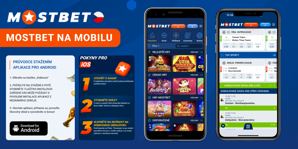 Mostbet mobilní aplikace a verze