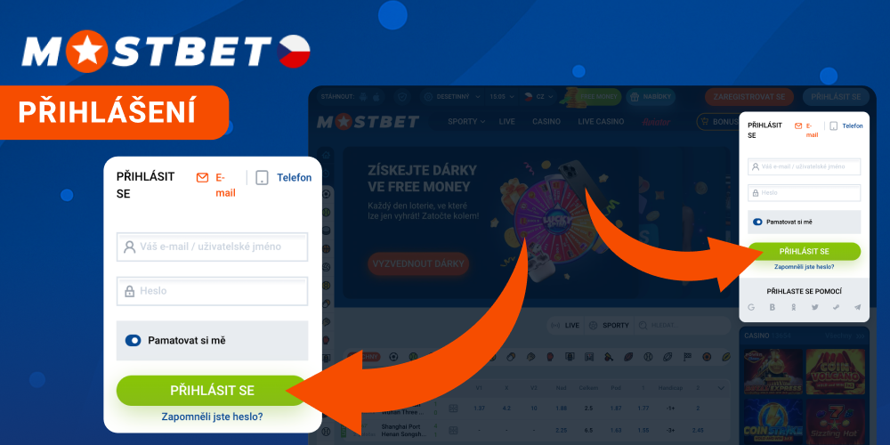 Návod na přihlášení Mostbet Česko